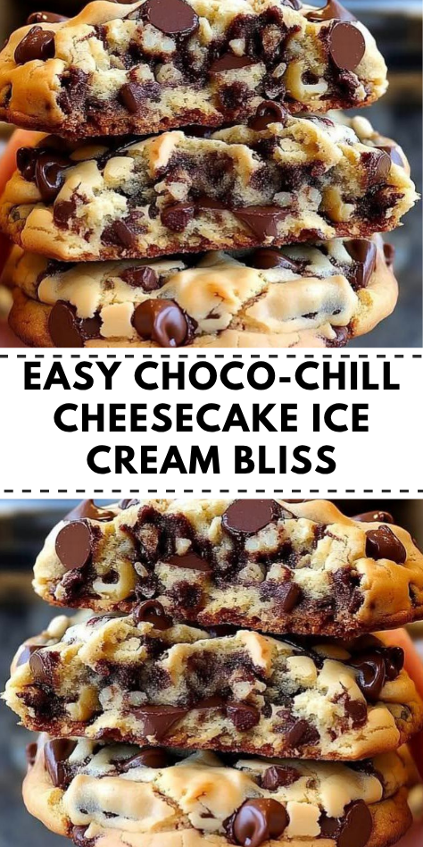 Choco-Chill Cheesecake Ice Cream Bliss dessert served in a bowl with toppings